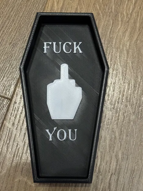 Hộp Quan Tài "F*CK You" Phong Cách Cyber Sigilism - Image 3