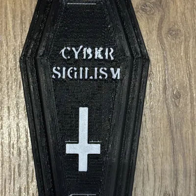 Hộp Quan Tài "F*CK You" Phong Cách Cyber Sigilism