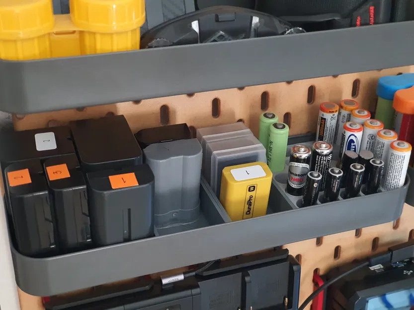 Hộp Chia Ngăn Pin Máy Ảnh IKEA Skadis - Image 3