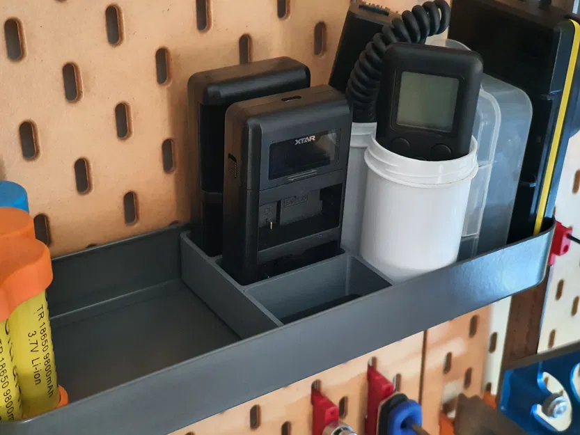 Hộp Chia Ngăn IKEA Skadis Cho Sạc Máy Ảnh XTAR - Image 3