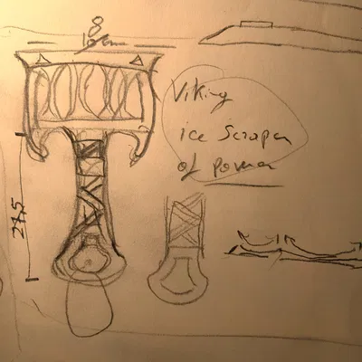 Dụng cụ cạo băng kiểu Viking - Viking Ice Scraper