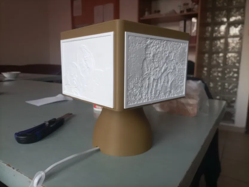 Đèn Litophane In 3D (Dùng Cho Bóng E14) - Image 2