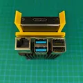 Đế Ray DIN Gọn Gàng Cho Raspberry Pi 4B Kèm SSD - Thumbnail 2