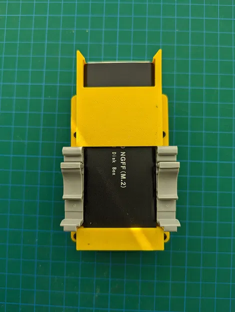 Đế Ray DIN Gọn Gàng Cho Raspberry Pi 4B Kèm SSD - Image 3