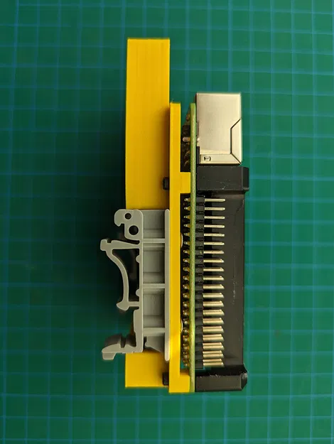 Đế Ray DIN Gọn Gàng Cho Raspberry Pi 4B Kèm SSD - Image 5