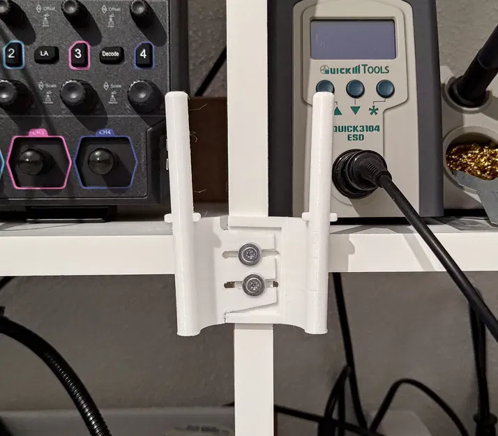 Giá Đỡ Đồng Hồ Vạn Năng Điều Chỉnh Được + Đế Gắn Ray DIN - Image 4