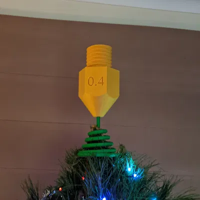 Chóp Cây Thông Noel Hình Vòi Phun