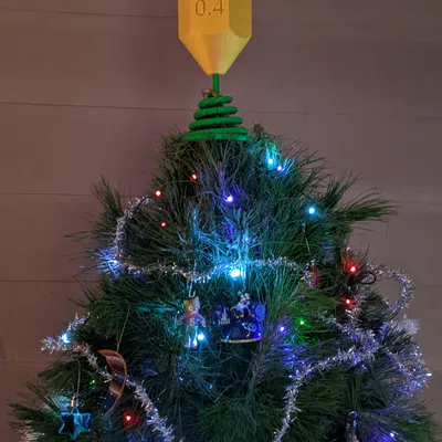 Chóp Cây Thông Noel Hình Vòi Phun