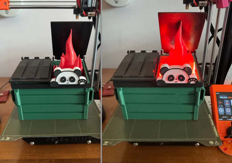 Trash Panda Fire - Gấu Trúc Phun Lửa - Image 1