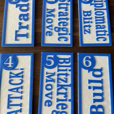 Thẻ Hành Động cho Board Game Attack! Phiên Bản Làm Lại