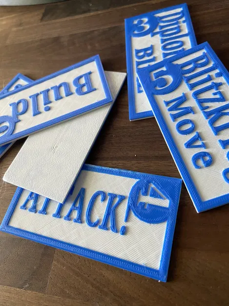 Thẻ Hành Động cho Board Game Attack! Phiên Bản Làm Lại - Image 2