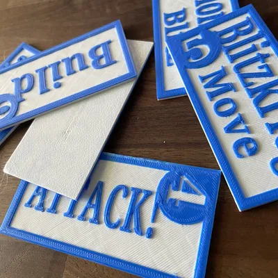 Thẻ Hành Động cho Board Game Attack! Phiên Bản Làm Lại