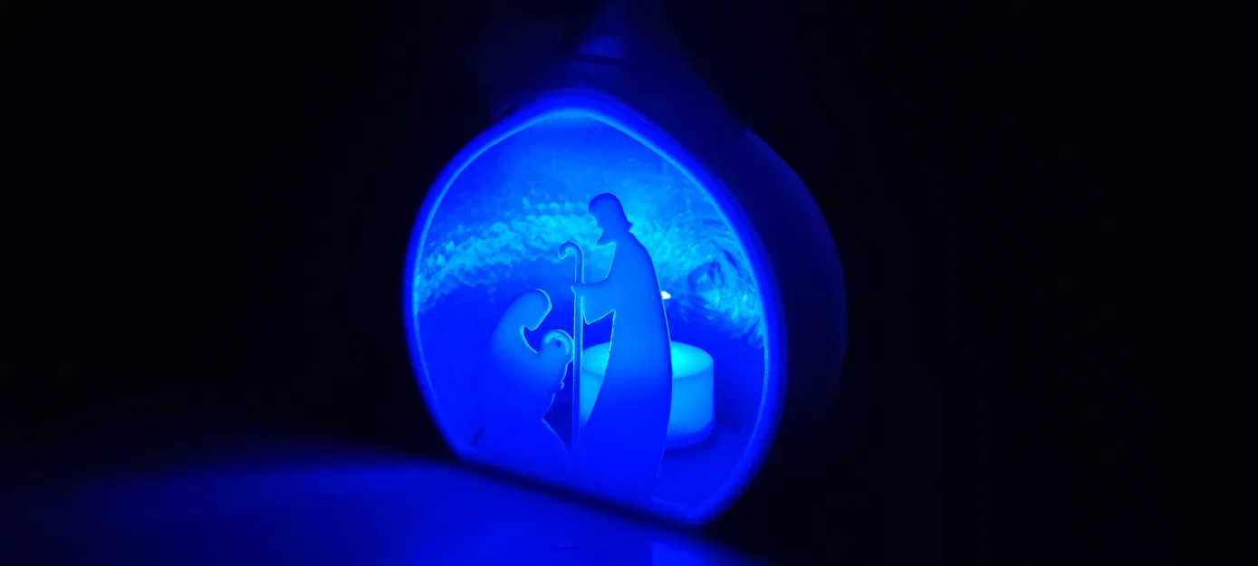 Cảnh Chúa Giáng Sinh (Trang Trí) Dễ In - Image 1