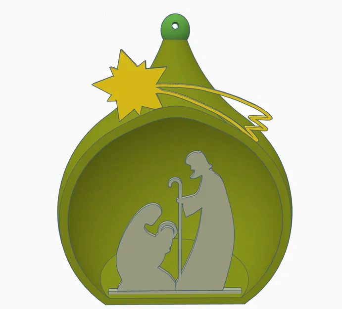 Cảnh Chúa Giáng Sinh (Trang Trí) Dễ In - Image 2