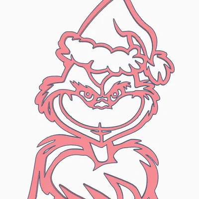 Mẫu Grinch "The Grinch" - Đồ Trang Trí Giáng Sinh