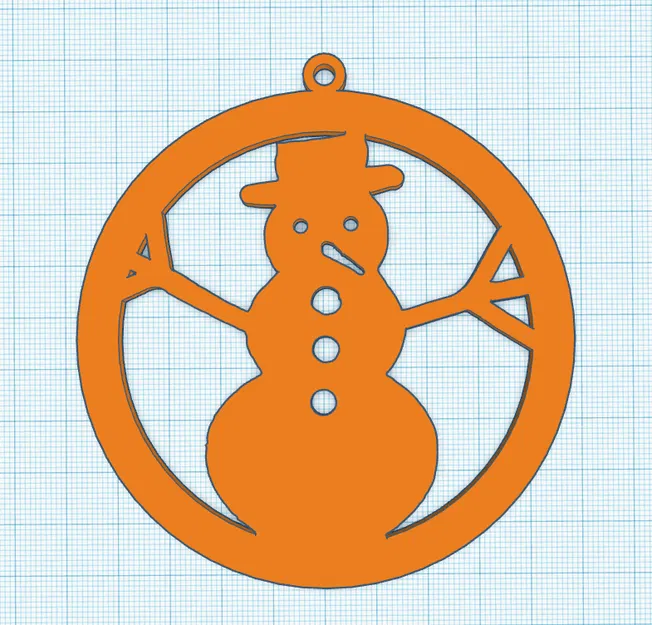 Móc Treo Trang Trí Giáng Sinh Người Tuyết - Image 1