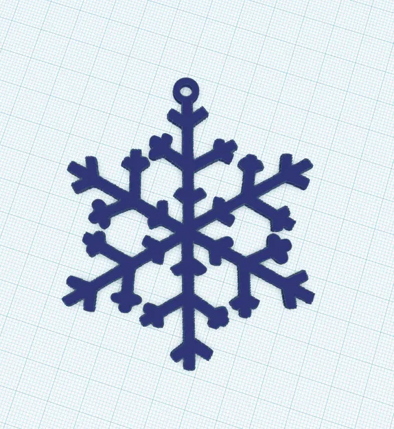 Mẫu Trang Trí Bông Tuyết Giáng Sinh Dễ In - Image 1