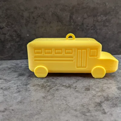 Móc Khóa Xe Buýt Trường Học