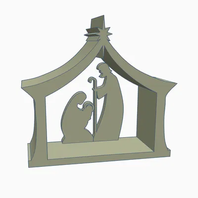 Mô Hình Cảnh Chúa Giáng Sinh Dễ In