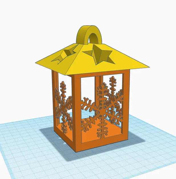 Đèn Lồng Giáng Sinh Dễ In - Image 1