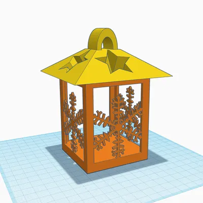 Đèn Lồng Giáng Sinh Dễ In