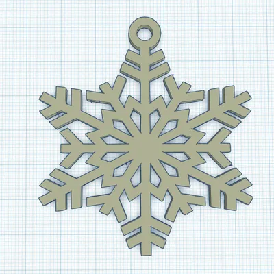 Mẫu Hoa Tuyết Trang Trí Giáng Sinh Dễ In