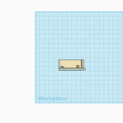 Mô Hình 3D Quầy Bán Nước Chanh