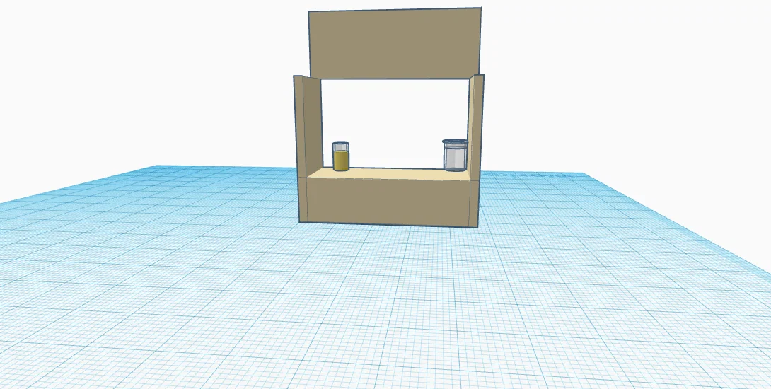 Mô Hình 3D Quầy Bán Nước Chanh - Image 3