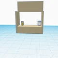 Mô Hình 3D Quầy Bán Nước Chanh - Thumbnail 3