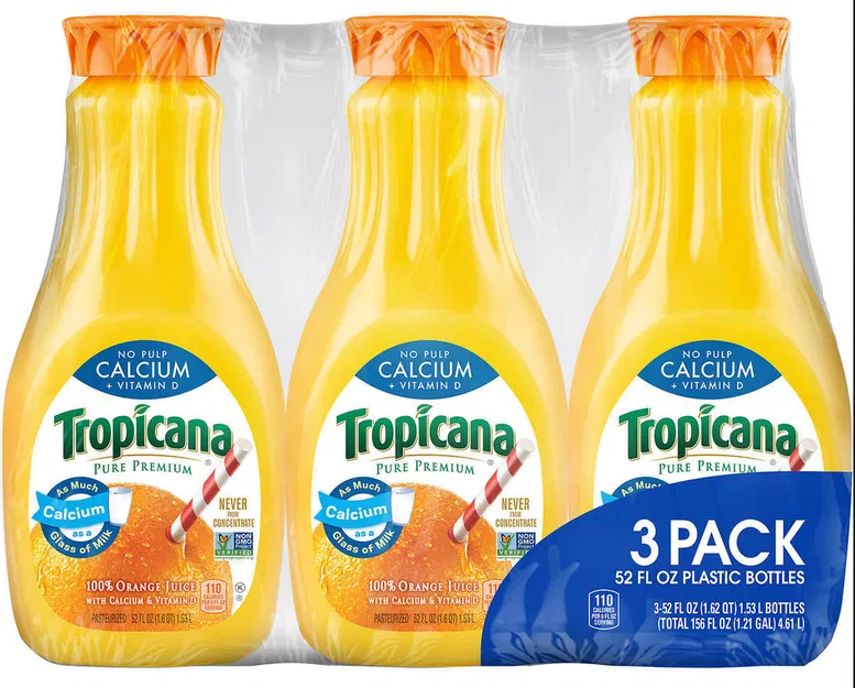 Mô Hình Chai Nước Cam Tropicana PET 52 fl oz - Image 1