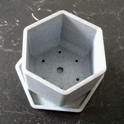 Chậu Hoa Nhỏ Có Khay Hứng Nước