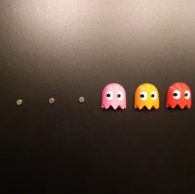 Móc Khóa Tủ Lạnh 3D Pacman Siêu Nhỏ