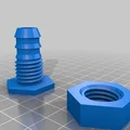 Đầu nối bulkhead cho ống poly 1/2" - Thumbnail 2