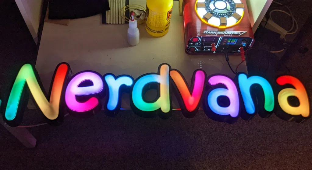 Biển hiệu Nerdvana marquee - Image 4