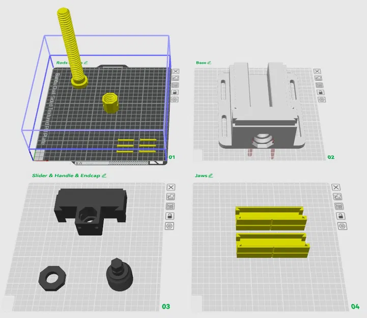 Máy Kẹp Máy Lớn với Ren Thang - Image 5