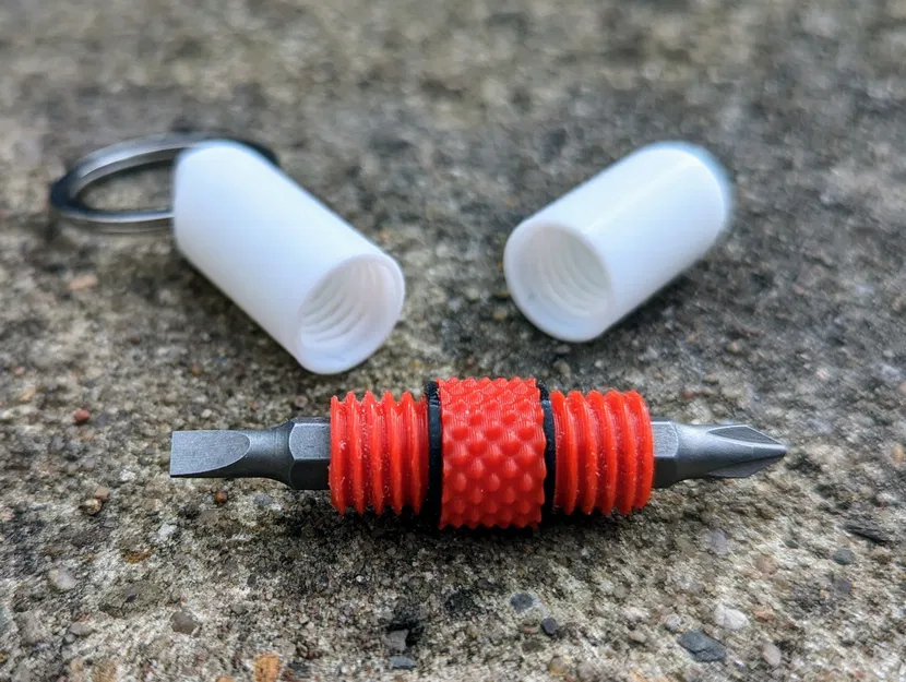 Móc Khóa Đầu Vặn Vít Đôi Mini - Image 1