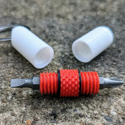 Móc Khóa Đầu Vặn Vít Đôi Mini