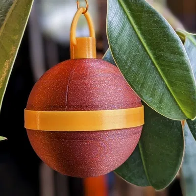 Quả Châu Giáng Sinh Rỗng Đơn Giản