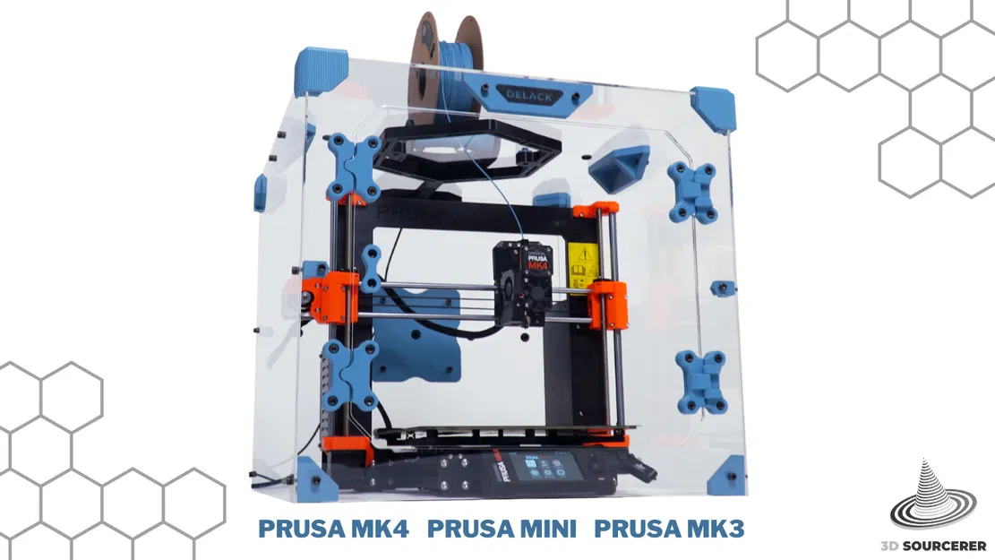 DELACK Enclosure từ 3D SOURCERER | Dùng cho Prusa MK4, Mini, MK3 - Image 1