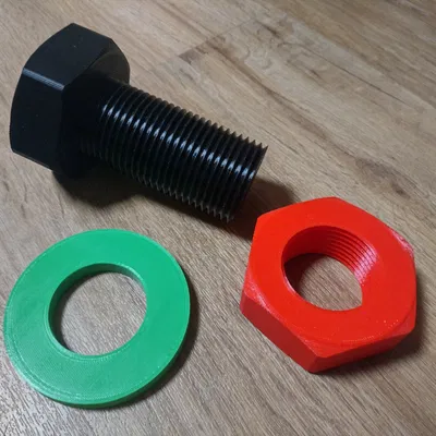 Bu Lông In Nhanh Cho Bu Lông & Đai Ốc Khổ Lớn