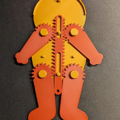 Gấu trúc đỏ - Jumping Jack - In đa màu không cần MMU