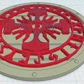 Đế lót ly "Viking Shield Coaster 50" - Thumbnail 1