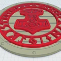 Đế lót ly hình Khiên Viking 48 - Thumbnail 1