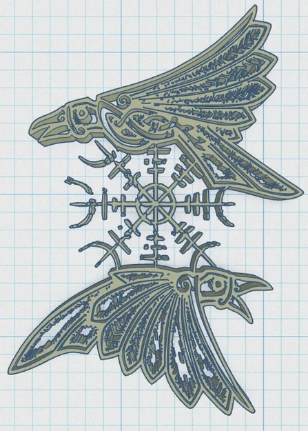 Đế lót ly Viking Shield 47 - Image 2