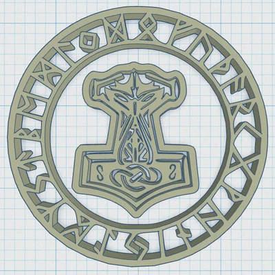 Đế lót ly hình Khiên Viking 48