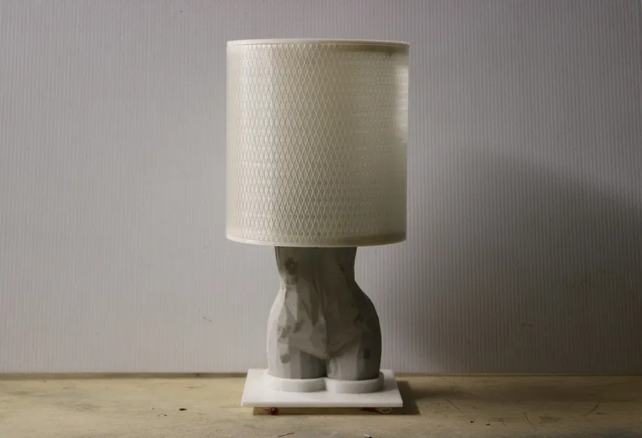 Đèn hiện đại với chụp đèn PLA trong suốt - Image 3