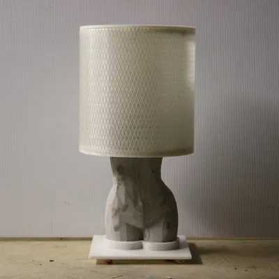 Đèn hiện đại với chụp đèn PLA trong suốt