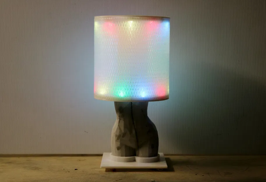 Đèn hiện đại với chụp đèn PLA trong suốt - Image 5