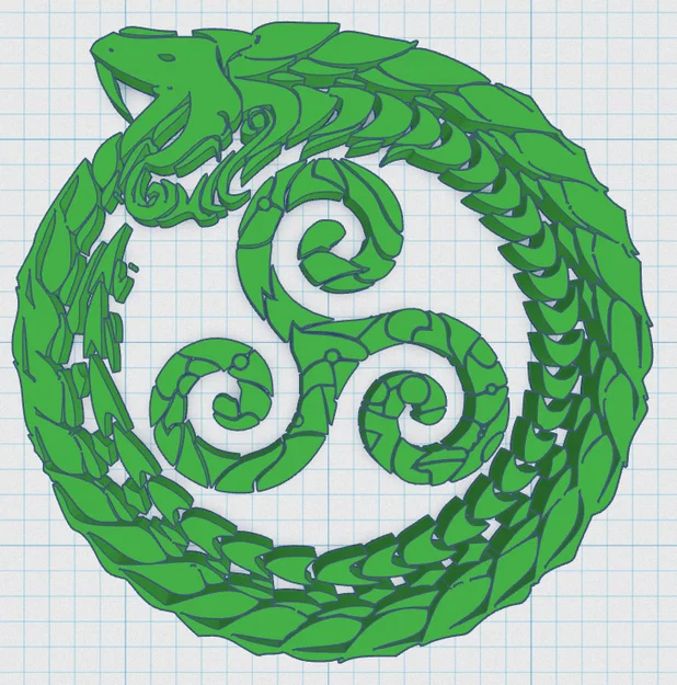 Đế lót ly Viking Shield 39 - Image 2