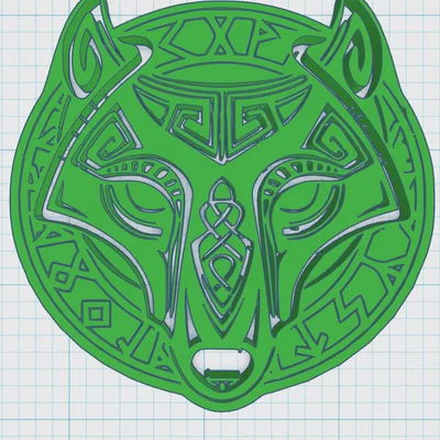 Mặt Đế Ly Viking - Viking Shield Coaster 42